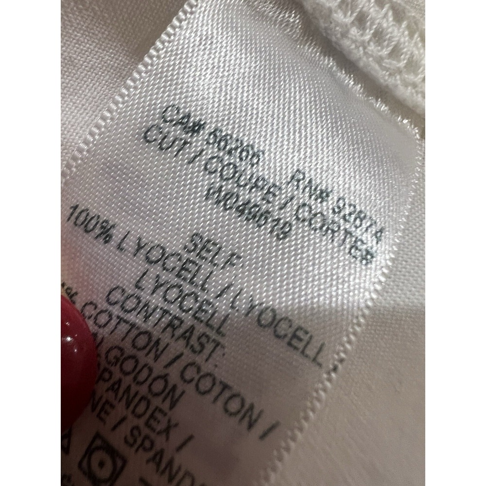 SPLENDID WHITE OPEN DRAPE CARGO JACKET WHITE LYOCELL MIXED MEDIA CANYONDALE M - Picture 11 of 13